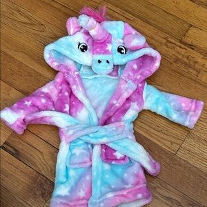 EUC 18” Doll Unicorn Plush Robe w/ pockets